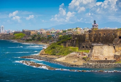 Город Сан-Хуан на о.Пуэрто-Рико