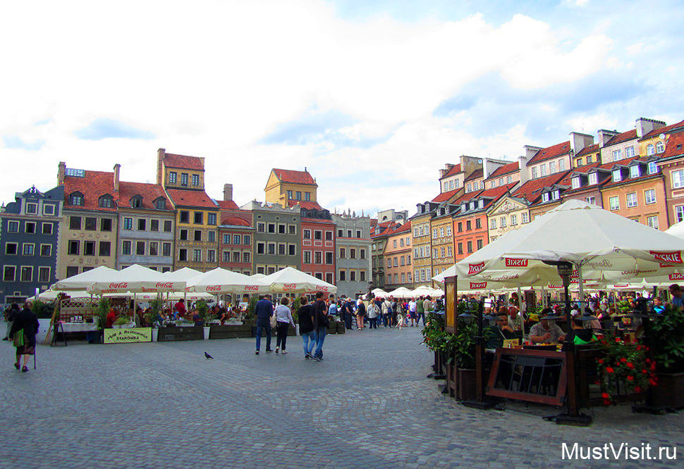 Рыночная площадь в  Варшаве