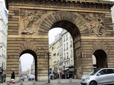 Ворота Сен-Мартен – триумфальная арка в Париже