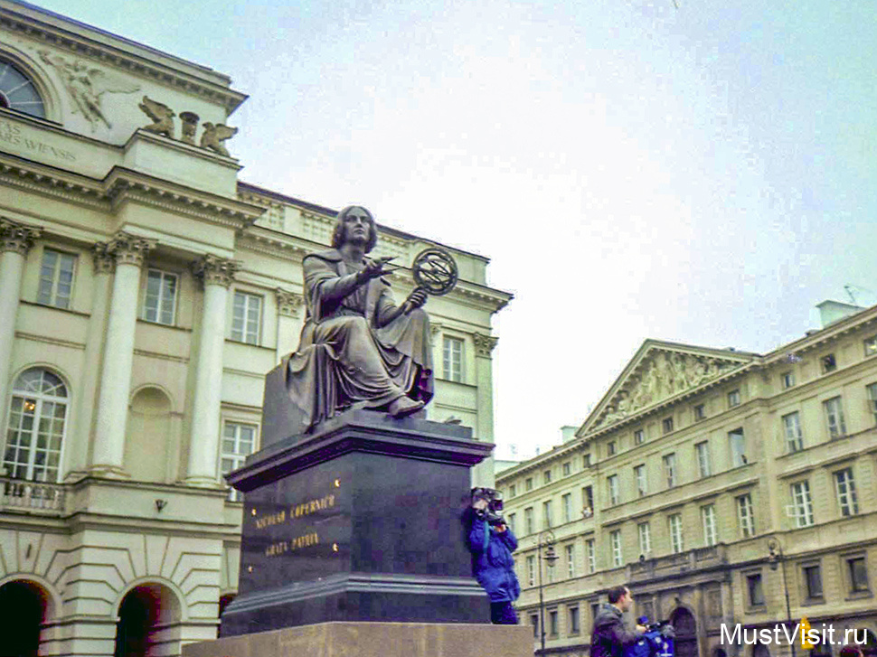Памятник Николаю Копернику в Варшаве