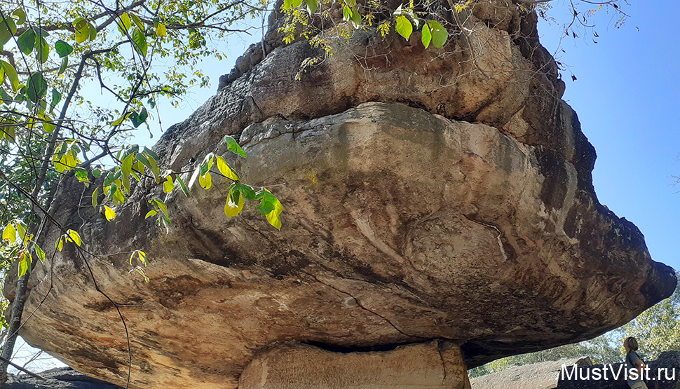 Каменные грибы Phu Phra Bat 