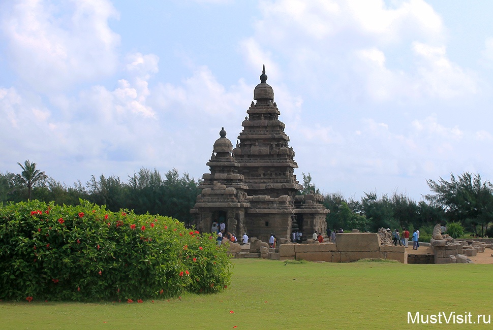 Прибрежный храм Шивы в Махабалипураме