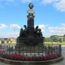 Памятник немецкому скульптору Эрнсту Ритчелу. Терраса Брюля,  Дрезден Альтштадт