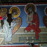 Мозаичная икона: Спаситель  закован в колодки в тюрьме Претория