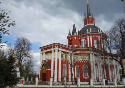 Никольская церковь в усадьбе Царево