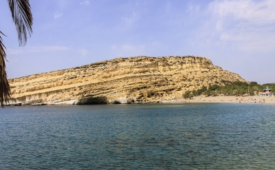 Пляж Матала на о.Крит