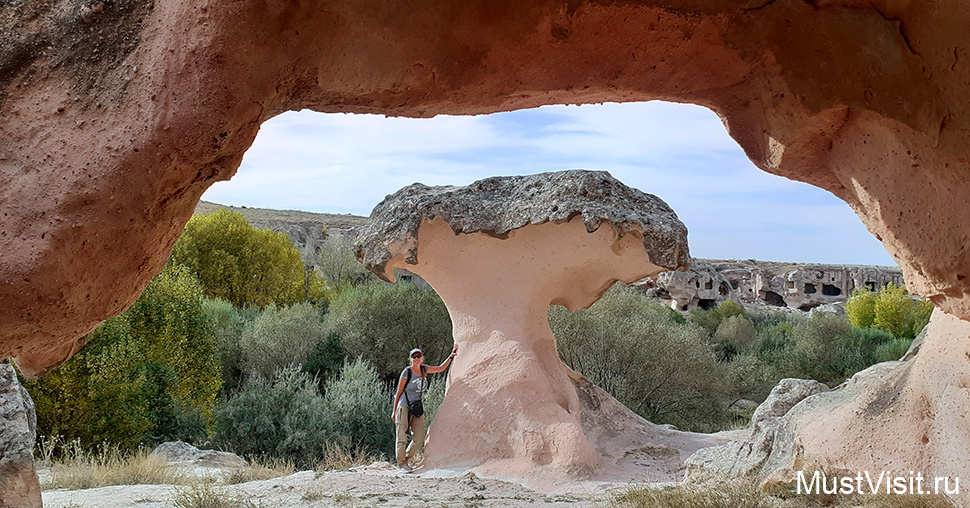 Каменный гриб Каппадокия