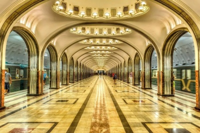 Станция Маяковская в Москве