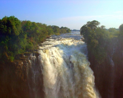 Водопад Виктория - самый красивый водопад Африки