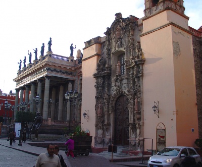Церковь Сан Диего де Алкала в Гуанахуато