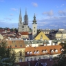 Город Загреб. Вид со смотровой площадки.