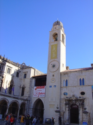 Часовая башня в Дубровнике