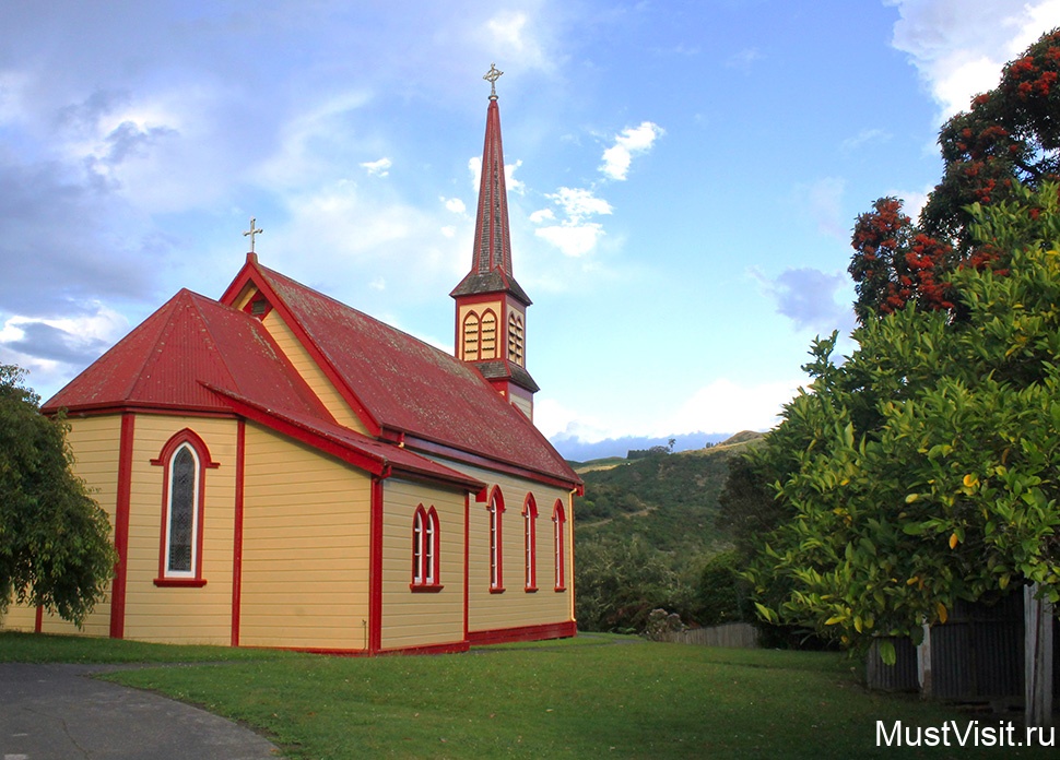 Церковь в Jerusalem, Whanganui 