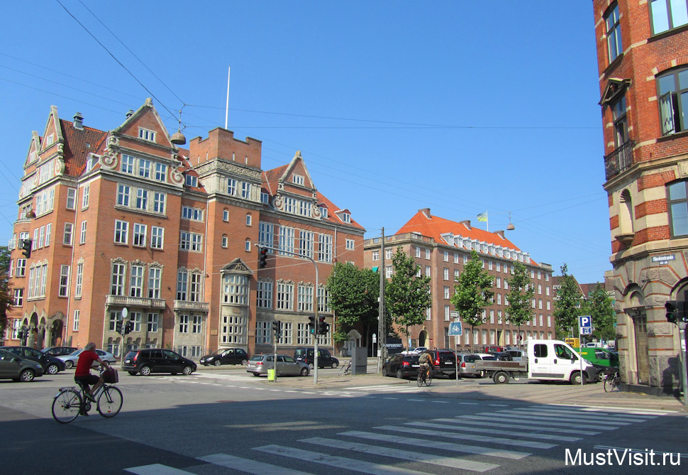Город Копенгаген, архитектура зданий.