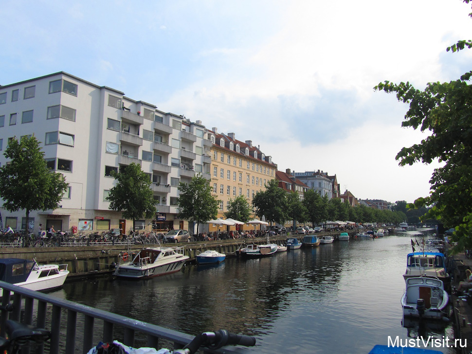 Город Копенгаген, канал Кристиансхавн.