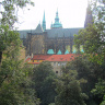 Собор Святого Вита в Праге, вид со стороны Оленьего рва