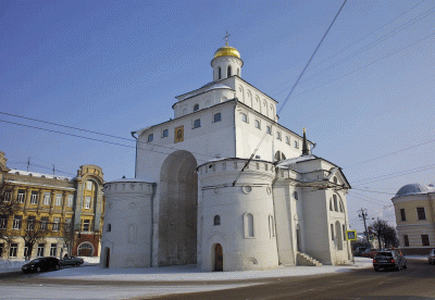 Надвратная церковь Ризположения в Золотых воротах во Владимире