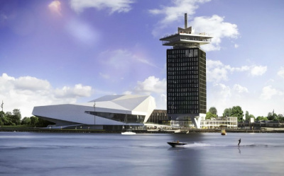 Башня A’DAM Toren в Амстердаме
