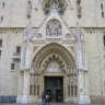 Кафедральный собор в Загребе. Портал собора.