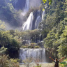 Многоуровневый водопад Ти Ло Су - самый большой водопад Тайланда