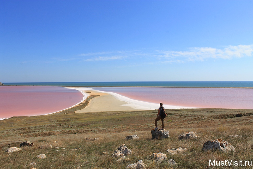 Кояшское розовое озеро (Крым)