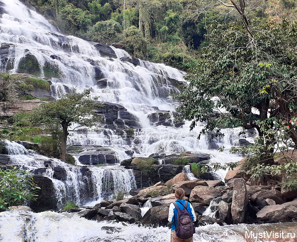 Водопад Mae Ya Waterfall в Чианг Мае - самый красивый водопад Таиландада