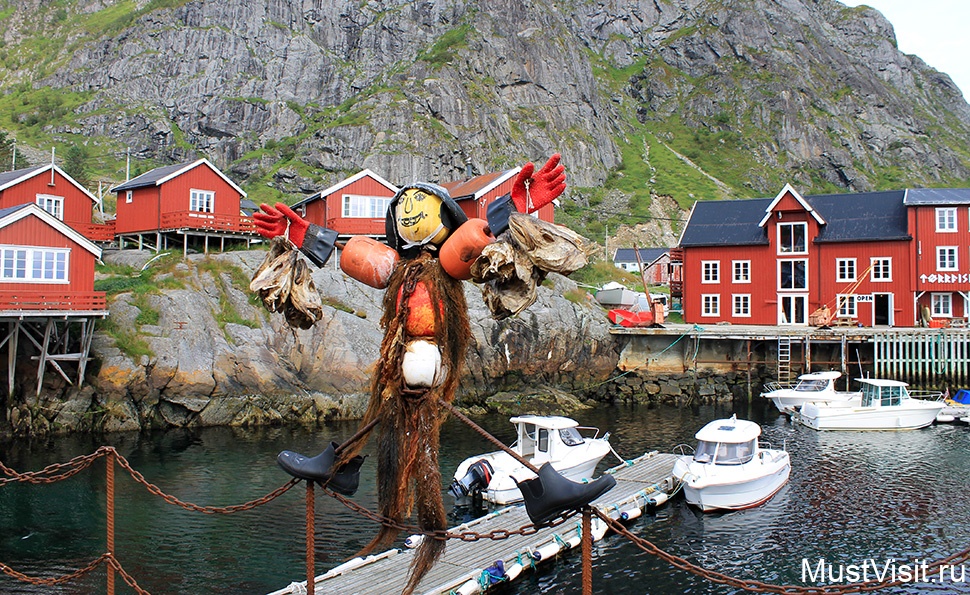 Традиционный норвежский дом рорбу