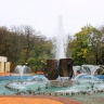 Курортный парк Железноводска, площадка Смирновского источника, цветомузыкальный фонтан Смирновский или фонтан "Кружки".