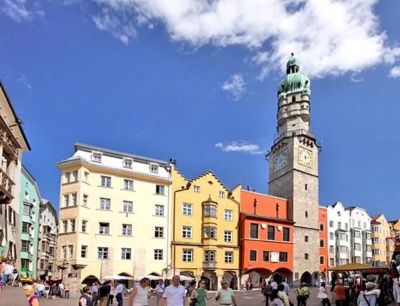 Городская башня в Инсбруке