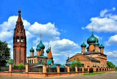 Храмовый комплекс в Коровницкой слободе в Ярославле