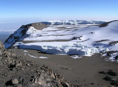 Ледник Фуртвенглер на горе Килиманджаро