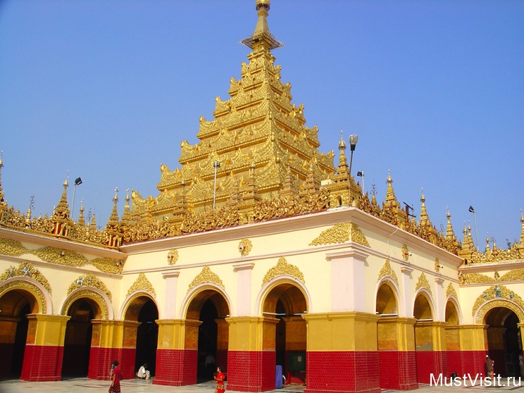Храм Махамуни в Мандалае