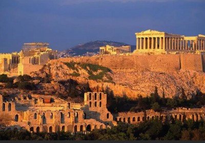 Афинский Акрополь и храм Парфенон