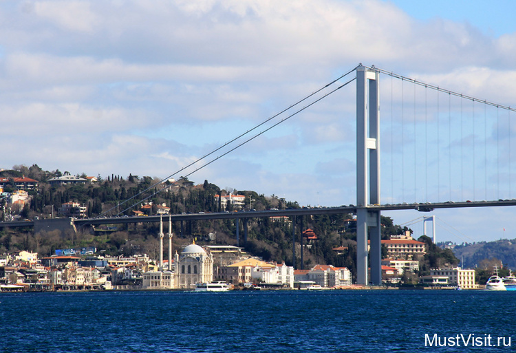 Босфорский мост в Стамбуле