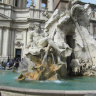Пьяцца Навона в Риме, фонтан Четырех рек.