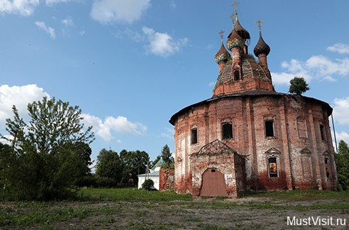 Церковь Казанской иконы Божией матери  в селе Курба Ярославской области